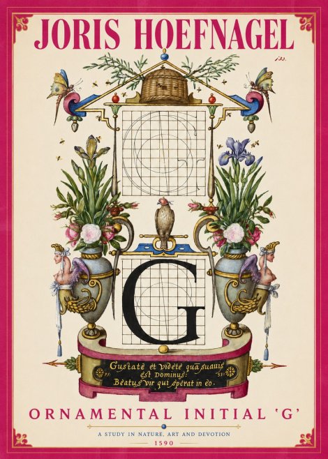 Joris Hoefnagel Ornamental Initial 'G' No2 - Affiche