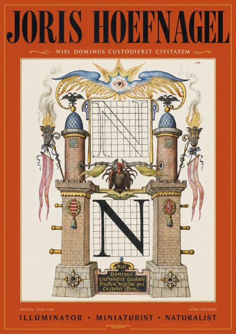Joris Hoefnagel The Letter N No3 - Affiche