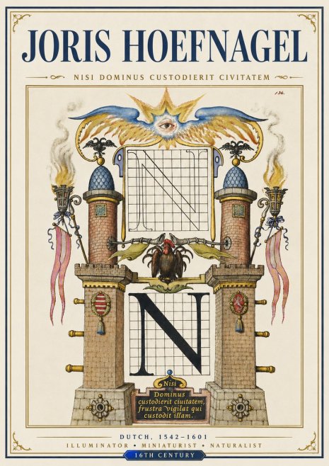 Joris Hoefnagel The Letter N No5 - Affiche