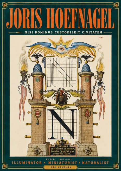 Joris Hoefnagel The Letter N No6 - Affiche