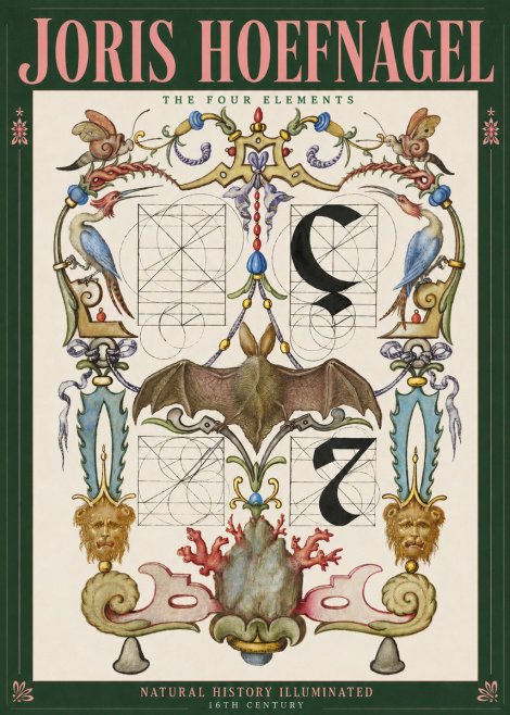 Joris Hoefnagel The Four Elements I No2 - Affiche
