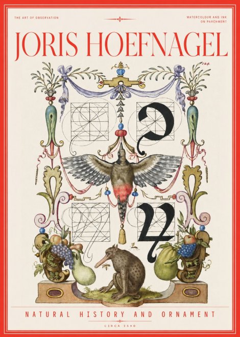 Joris Hoefnagel Study of Nature and Ornament No3 - Affiche