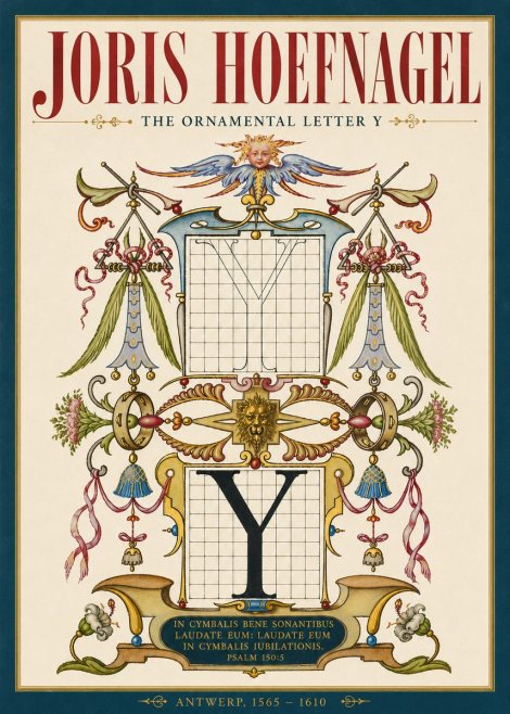 Joris Hoefnagel The Ornamental Letter Y No4 - Affiche