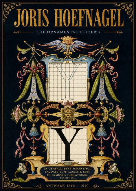 Joris Hoefnagel The Ornamental Letter Y No6 - Affiche
