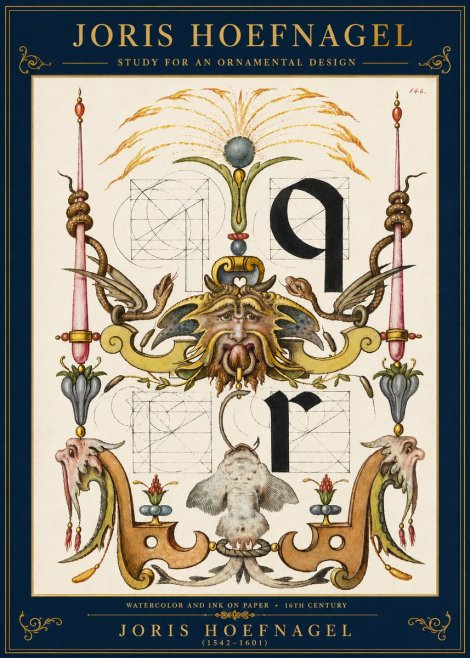 Joris Hoefnagel Ornamental Design I No3 - Affiche