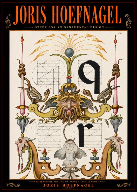 Joris Hoefnagel Ornamental Design I No5 - Affiche