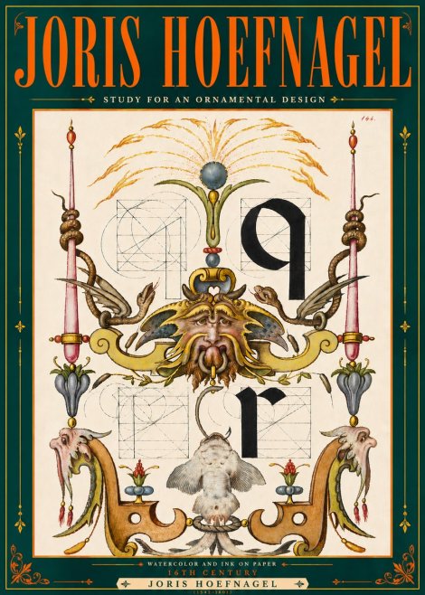 Joris Hoefnagel Ornamental Design I No6 - Affiche