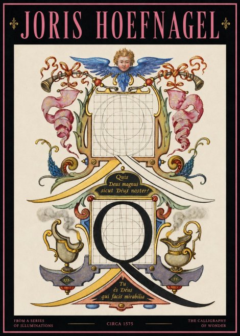 Joris Hoefnagel The Calligraphic Q No4 - Affiche