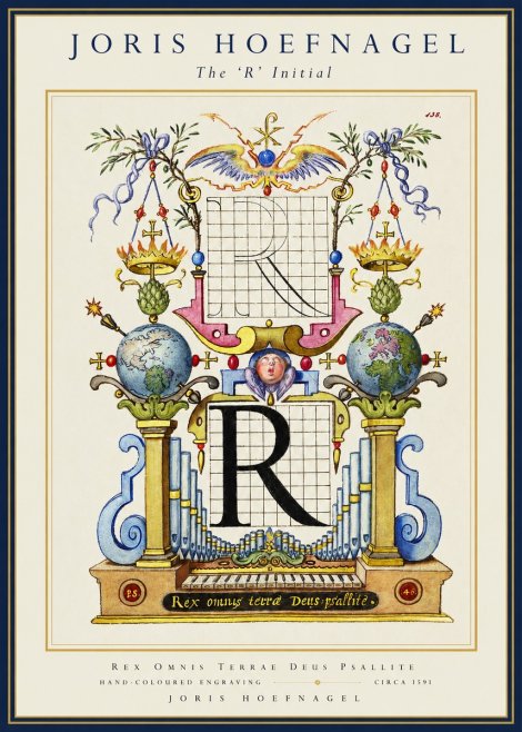 Joris Hoefnagel The 'R' Initial No1 - Affiche