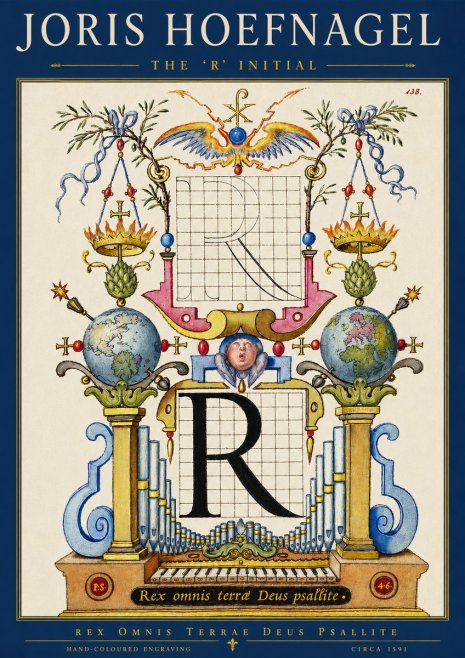 Joris Hoefnagel The 'R' Initial No3 - Affiche