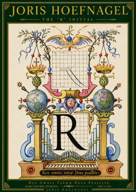 Joris Hoefnagel The 'R' Initial No5 - Affiche