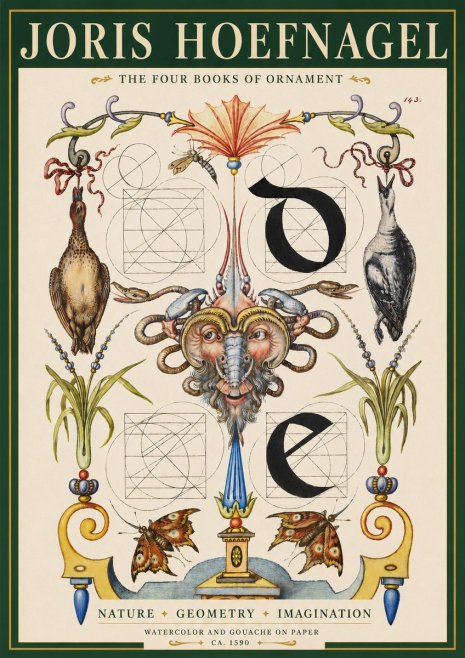 Joris Hoefnagel Ornamental Composition No3 - Affiche