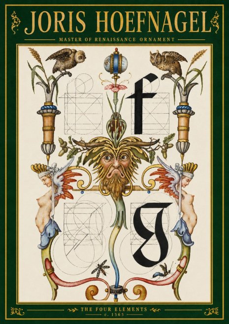 Joris Hoefnagel The Four Elements II No3 - Affiche