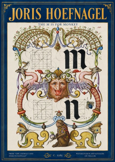 Joris Hoefnagel Grotesques and Ornaments No4 - Affiche