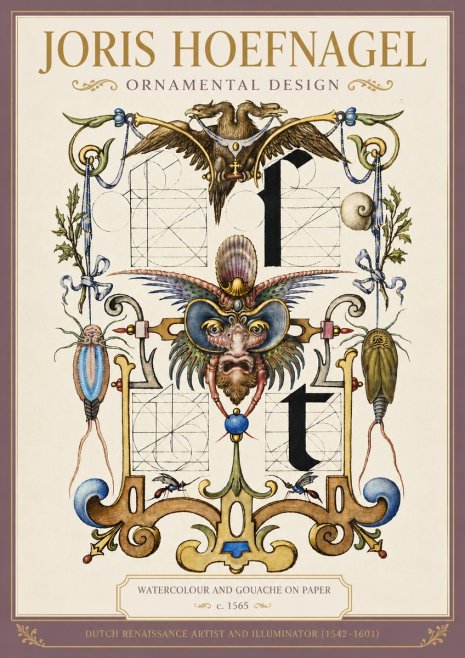 Joris Hoefnagel Ornamental Design II No4 - Affiche