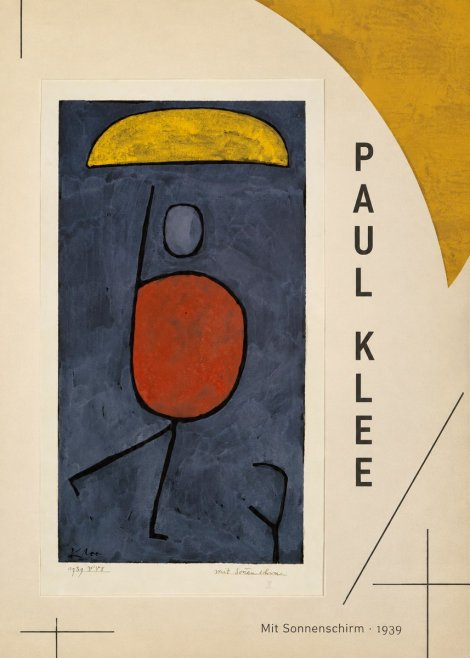 Paul Klee Mit Sonnenschirm No6 - Affiche
