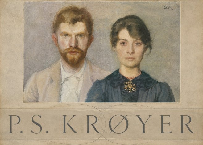 P.S. Krøyer Self-portrait with Marie Krøyer No3 - Affiche