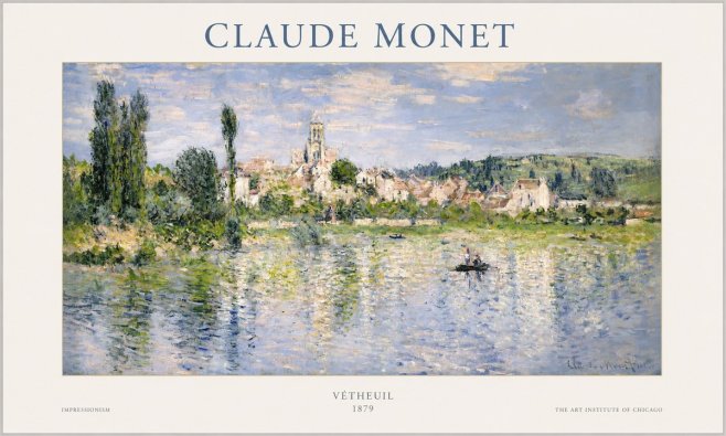 Monet Vétheuil No1 - Affiche