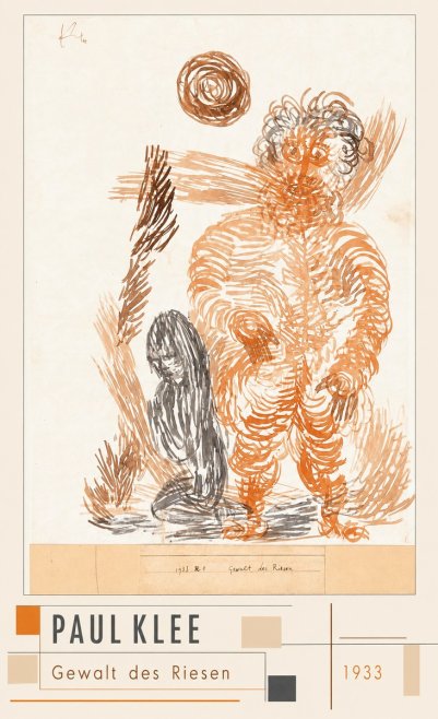 Paul Klee Gewalt Des Riesen I No3 - Affiche
