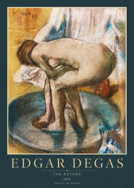 Edgar Degas The Bather No3 - Affiche
