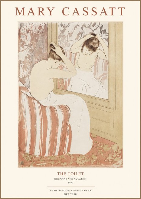 Mary Cassatt The Toilet No1 - Affiche