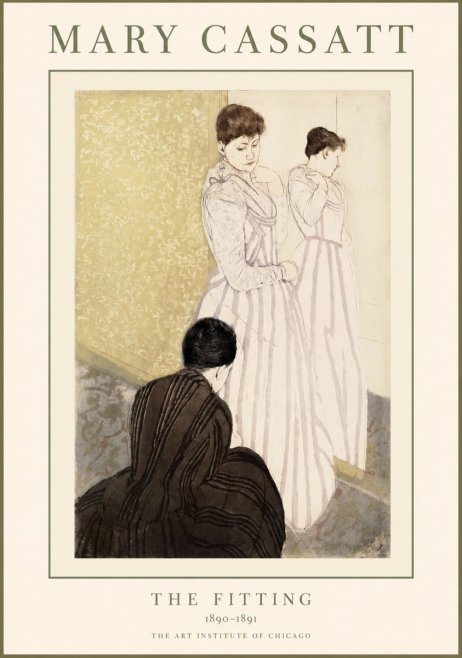 Mary Cassatt The Fitting No1 - Affiche
