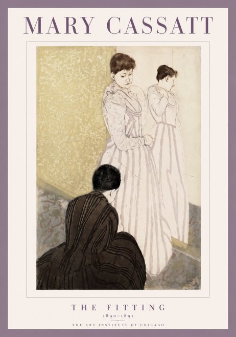 Mary Cassatt The Fitting No2 - Affiche