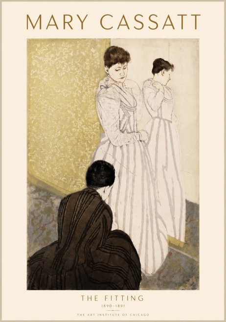 Mary Cassatt The Fitting No3 - Affiche