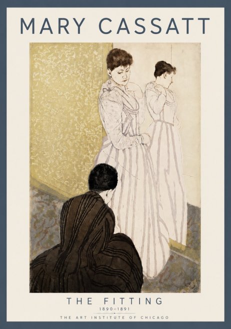 Mary Cassatt The Fitting No4 - Affiche