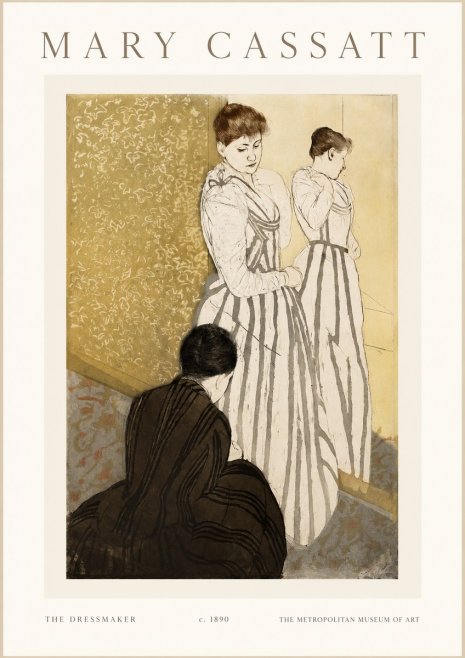 Mary Cassatt The Dressmaker No1 - Affiche