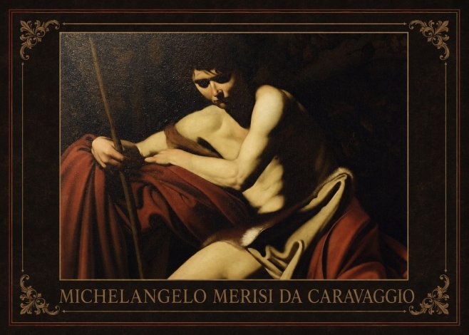 Michelangelo Merisi da Caravaggio Saint John the Baptist I No1 - Affiche