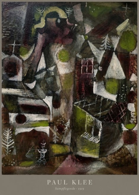 Paul Klee Sumpflegende I No6 - Affiche
