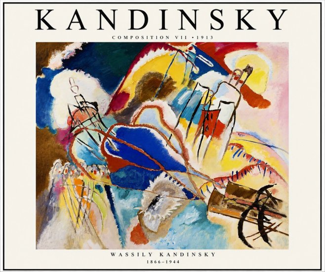 Kandinsky Composition Vii I No1 - Affiche