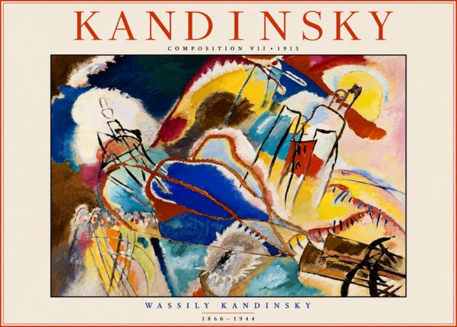 Kandinsky Composition Vii I No3 - Affiche