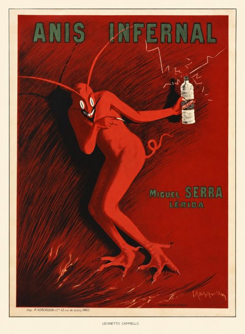 Leonetto Cappiello Anis Infernal I No5 - Affiche