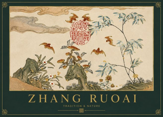 Zhang Ruoai Tradition & Nature No2 - Affiche