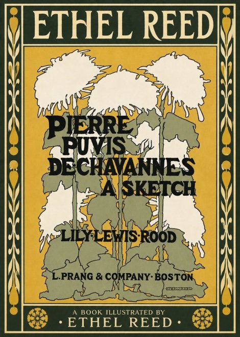 Ethel Reed Pierre Puvis De Chavannes a Sketch No3 - Affiche