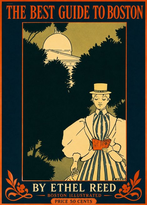 Ethel Reed The Best Guide to Boston No2 - Affiche