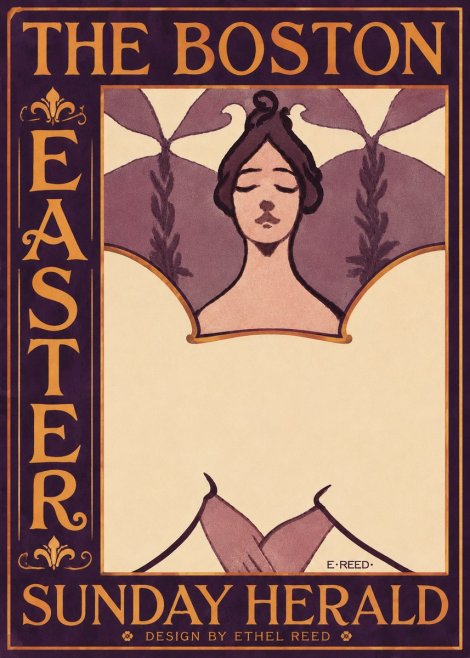 Ethel Reed The Boston Easter Sunday Herald No5 - Affiche