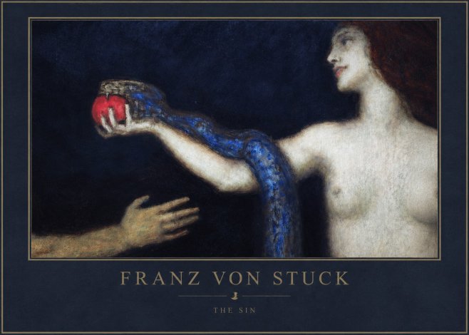 Franz von Stuck The Sin I No1 - Affiche