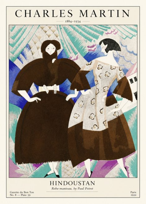 Charles Martin Hindoustan No1 - Affiche