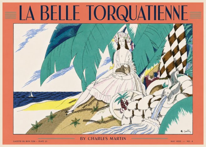 Charles Martin La Belle Torquatienne No4 - Affiche