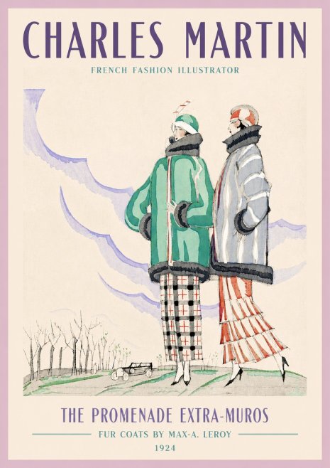 Charles Martin The Promenade Extra-muros No3 - Affiche