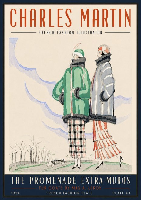 Charles Martin The Promenade Extra-muros No4 - Affiche