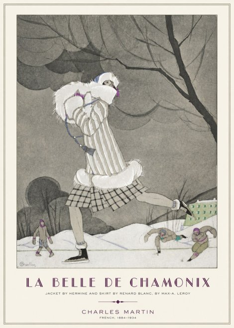 Charles Martin La Belle De Chamonix No1 - Affiche