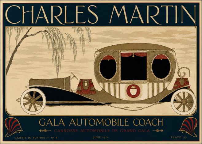 Charles Martin Gala Automobile Coach No6 - Affiche