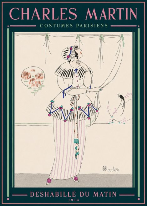 Charles Martin Deshabillé Du Matin No2 - Affiche