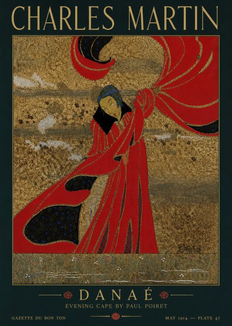 Charles Martin Danaé No4 - Affiche