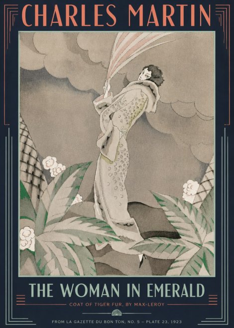 Charles Martin The Woman in Emerald No4 - Affiche
