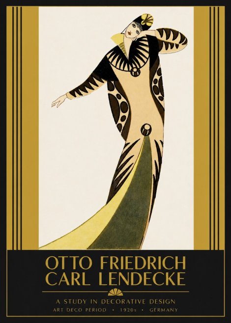 Otto Friedrich Carl Lendecke A Study in Decorative Design No2 - Affiche